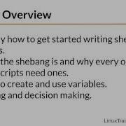 Shell Scripting Discover How To Automate Command Line Tasks Course Overview