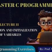 11 Declaration And Initialization Of Variables In C Declaration Statement In C C Tutorial