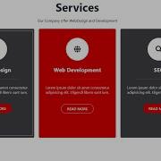 Responsive Services Section Using Only Html Css