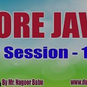 CORE JAVA Tutorials Session 15 By Mr Nagoor Babu On 26 07 2022 8 30AM IST