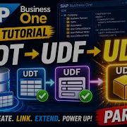 SAP B1 SDK Video 16 UDT UDF UDO Explained Part 3 Creating User Defined Fields Objects