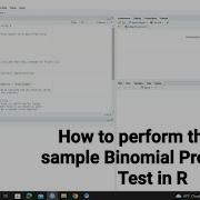 How To Perform A One Sample Binomial Proportion Test Using R A Step By Step Guide