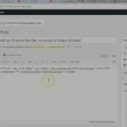 How To Add An Iframe Border Around An Embed Video