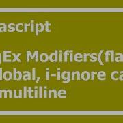 82 Regular Expression Modifiers Flags In Hindi
