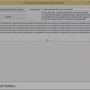 How To Batch Convert C1Report With XML To FLXR Converter