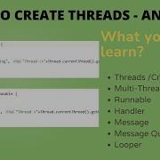 How To Create Thread And Run Task On It Android Studio IN HINDI