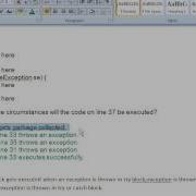 SCJP OCJP Tutorial On Finally Block