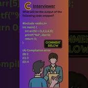 99 C Programmers FAIL This Simple Question C Programming Trick Arrays Shorts