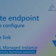 Demo Of Setting Up Private Endpoint To Azure SQL Managed Instance