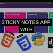 Creating A Stick Note App With Html Css Javascript Django Demo