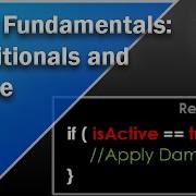Conditionals And If Else Unity Fundamentals 06