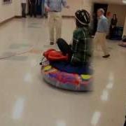 Hovercraft Testing In Physics Class UConn