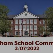 Hingham School Committee 2 07 2022