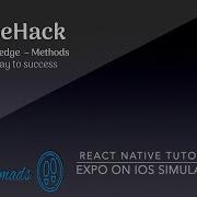 React Native Tutorial Step 3 Expo On IOS Simulator Part 1