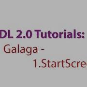 SDL 2 0 Tutorials Galaga 1 Creating The Start Screen