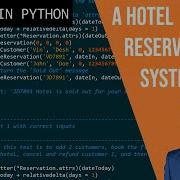 Python OOP Object Oriented Programming Project A Hotel Reservation System Complete Explanation