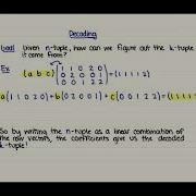 Linear Codes