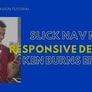 Responsive Homepage Design With Kenburns Effect