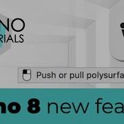 Rhino 8 New Feature Push Or Pull Poly Surface Faces
