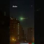 Watch Moment Mysterious Giant Green Fireball UFO Streaks Over Moscow Russia Ukraine