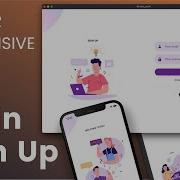 Responsive Welcome Login Signup Page Flutter UI Speed Code