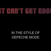 Depeche Mode Just Can T Get Enough Karaoke With Backing Vocals