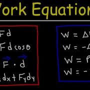 Work Energy Power Formulas And Equations College Physics
