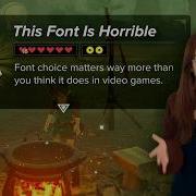 The Power Of Font In Video Games