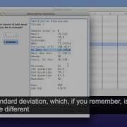 StatDisk Finding A Sample Mean And Standard Deviation