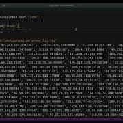 HTTPS Proxies List In Python