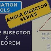 Angle Bisector Of Triangle Angle Bisector Theorem Proof Angle Bisector Series CREATA CLASSES