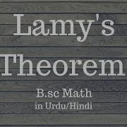 Lamy S Theorem