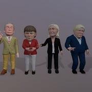 Political Caricatures Pack 2 Unity Demo Animation