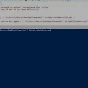 Powershell Dynamic Menu