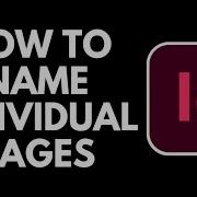 How To Name Individual Pages In Adobe Indesign