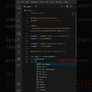 Encrypted Passwords Generator Using Few Lines Of Python Code Python Trending Short Shorts Viral