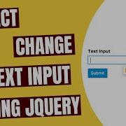 Detect Change In Text Input Using JQuery HowToCodeSchool Com