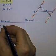 Showing Lines Are Parallel A Sample Two Column Proof