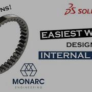 Easiest Way To Design Internal Gears In SolidWorks No Plugins