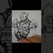 Drawing Prototype Robot Soldier In 20 Seconds Hyperlapse