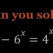 Solving A Nice Exponential Equation Real And Complex