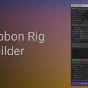 Ribbon Rig Builder Maya Script