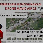 Pemetaan Menggunakan Drone Dengan Aplikasi Drone Harmony 100 Gratis