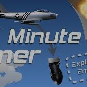25 Min Exploding Countdown Timer With Jet Plane