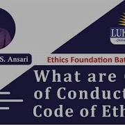 What Are Code Of Conduct And Code Of Ethics By S Ansari Lukmaan IAS