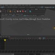 Autodesk Maya 2018 Overlap Action And Follow Through Basic Pendulum