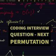 Coding Interview Question Next Permutation Arrays
