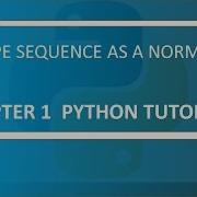 Escape Sequence As Normal Text Python Tutorial 9