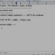 1 Core Java Online Training Day 1 By Mr K V Rao