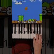 Super Mario Theme Piano Tutorial Shorts